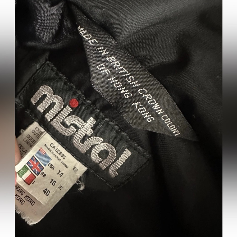 Mistral Ski Suit Snowsuit Sz 14 Big 80’ One Piece Post Modern Snow Color block - Picture 13 of 16